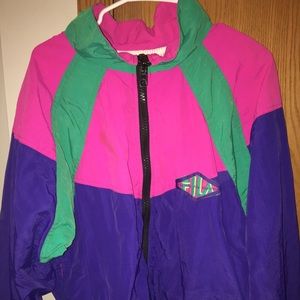 Vintage Fila Track Jacket Size Medium